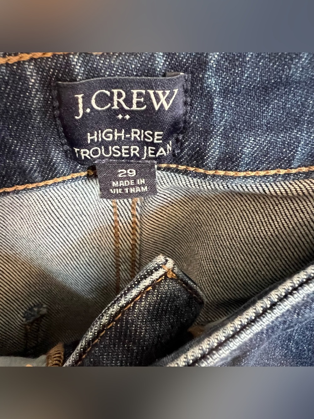 Excellent J Crew Factory High Rise Trouser Jeans!